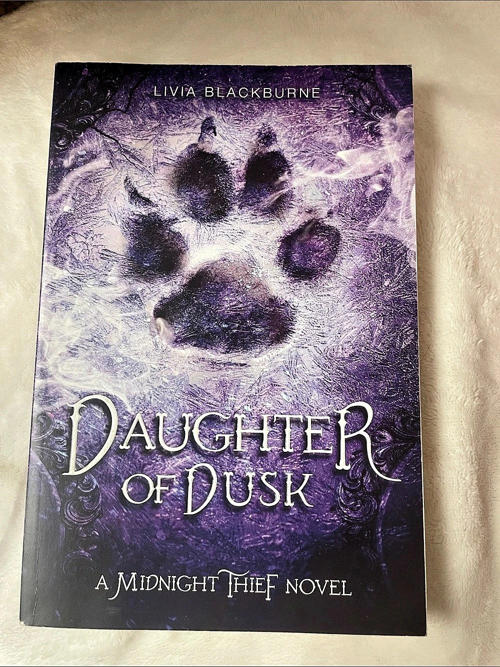 Hyperion Daughter of Dusk Fantasy Novel Purple